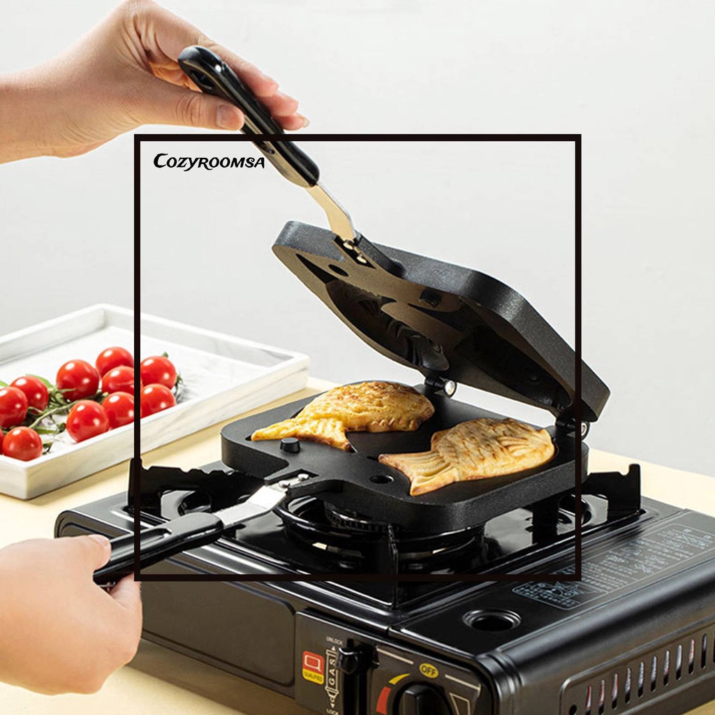 Set 2 Khuôn Làm Bánh Taiyaki Hình Cá Chống Dính