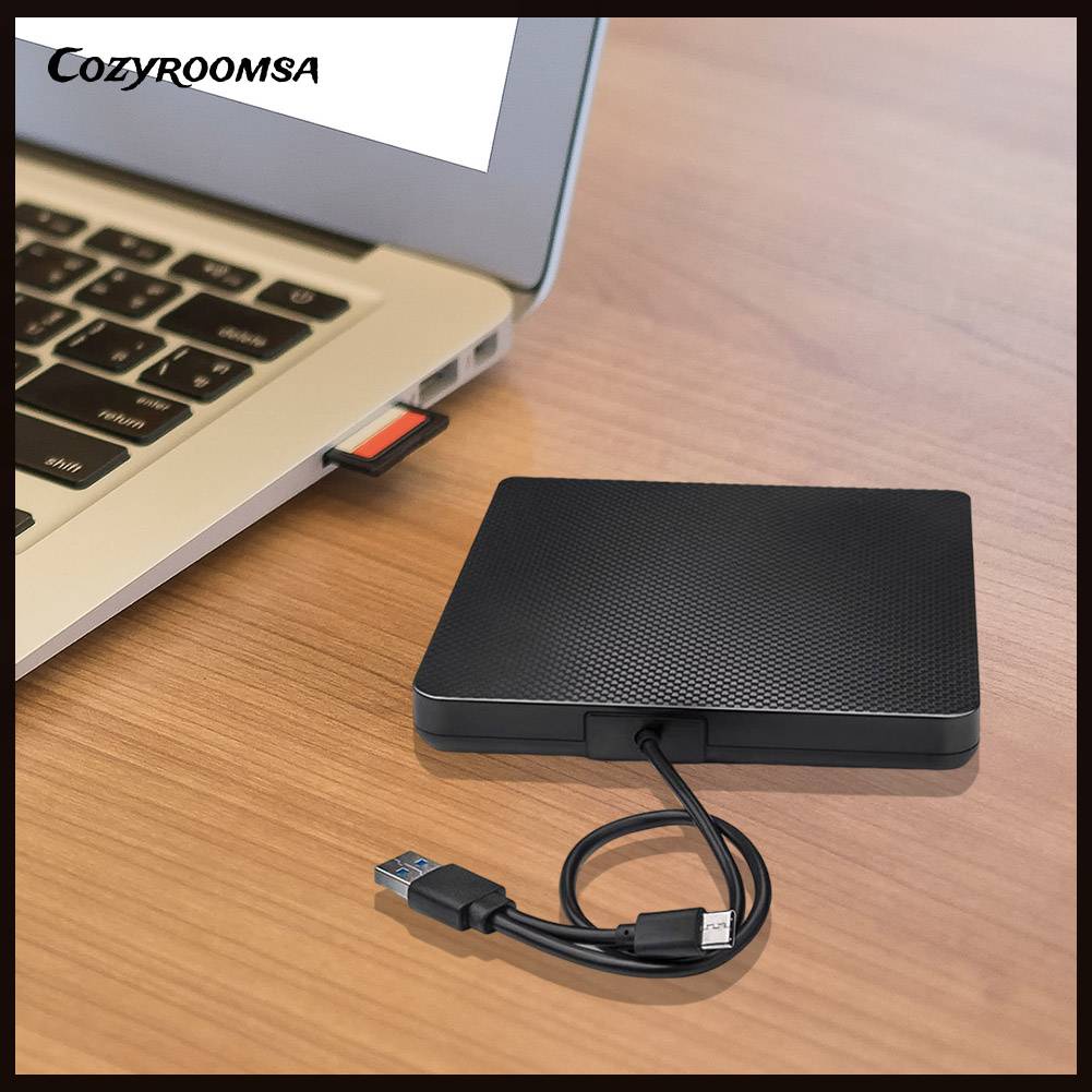 Ổ Đĩa Quang Ngoài USB 3.0 Type-C DVD Cho Laptop Notebook