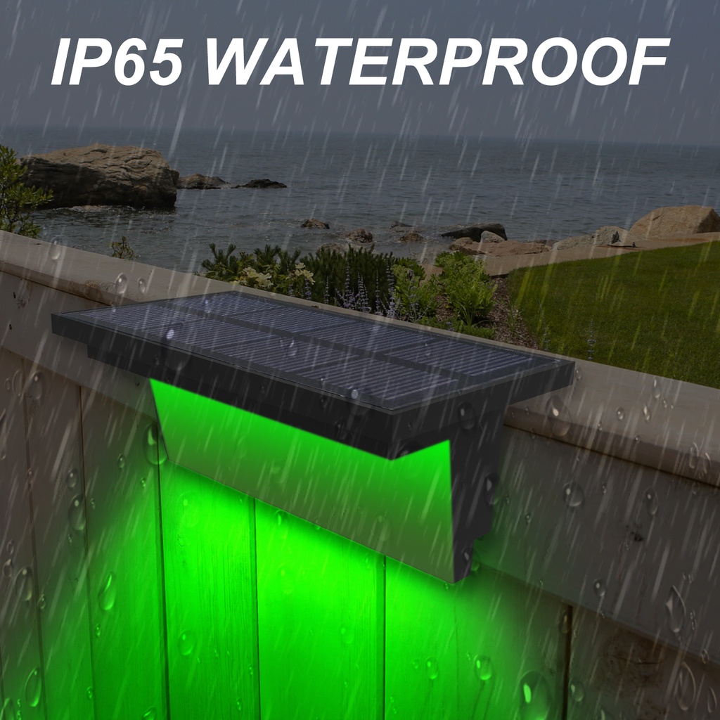 Bộ 2 Đèn LED RGB Siêu Sáng Chống Thấm Nước IP65 Chống Trộm Dùng Trang Trí Cầu Thang Ngoài Trời