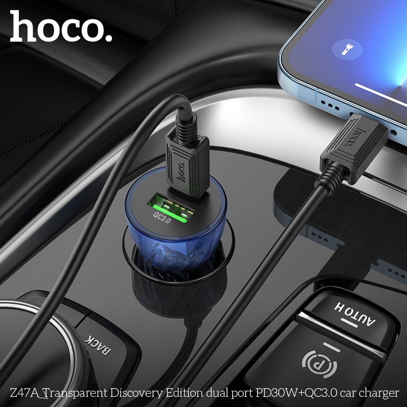 Tẩu Sạc Ô Tô Hoco Z47A 30w