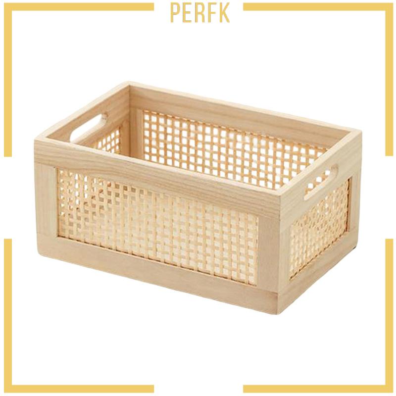 Giỏ Gỗ Đựng Đồ Dùng / Đồ Chơi Để Bàn Tiện Dụng Cho Nhà Bếp / Phòng Ngủ