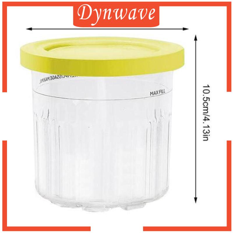 Bộ 4 Cốc Làm Kem / Món Tráng Miệng Chống Rò Rỉ Tiện Dụng