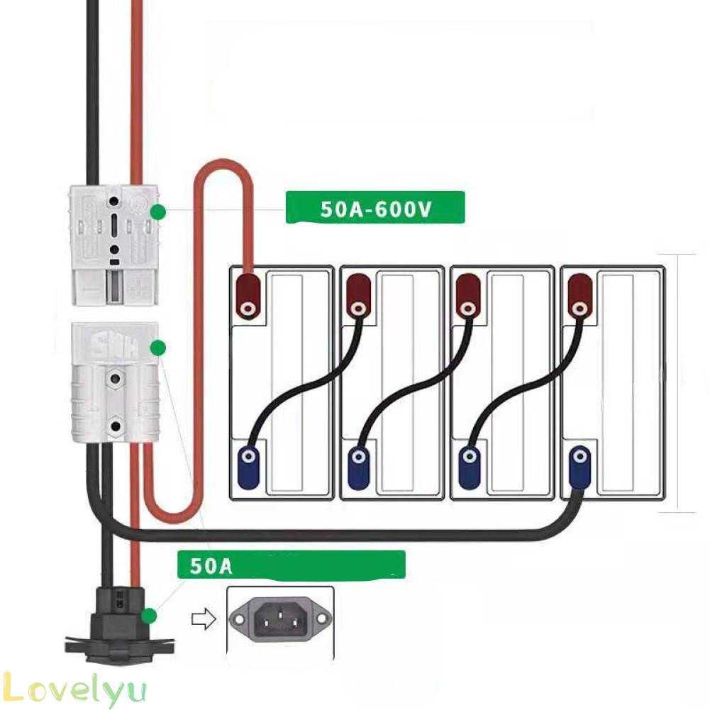 ⭐READY STOCK ⭐Anderson Plug 1000 V DC 12AWG 40C-125C 50Amp Lug M8 Anderson Connector