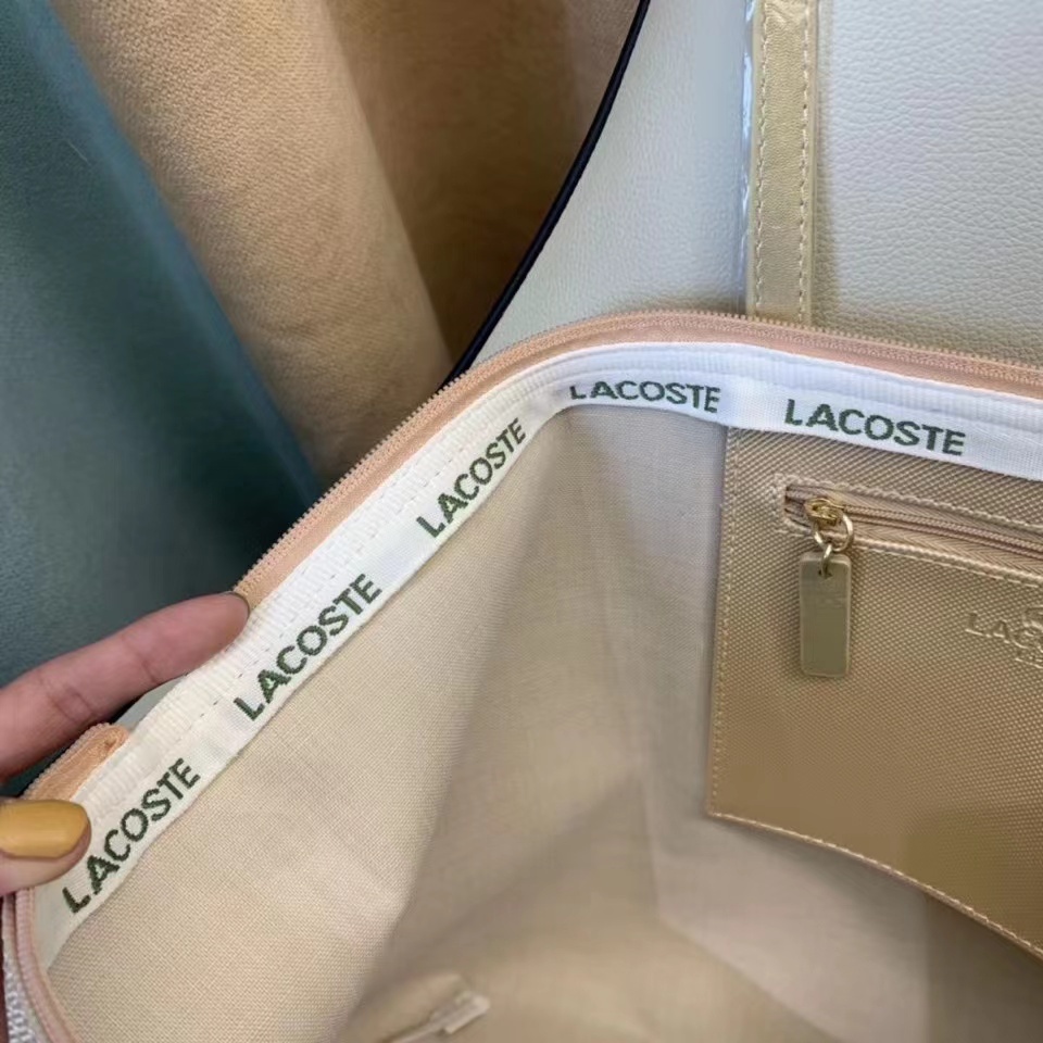 Lacoste Túi Xách Cỡ Lớn Thiết Kế Đơn Giản Thanh Lịch Cho Nữ | Kính Bảo Hộ Chất Lượng Cao NF3687HZ NF3687HZ