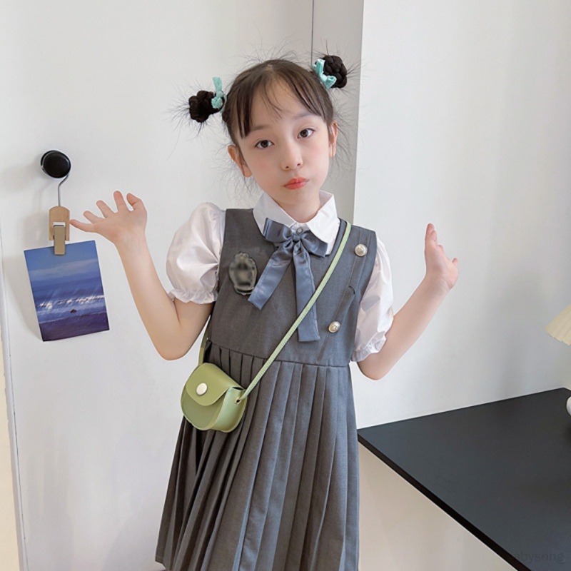 Túi Đeo Chéo Hình Tròn Phong Cách Hàn Quốc Thời Trang Cho Bé Gái