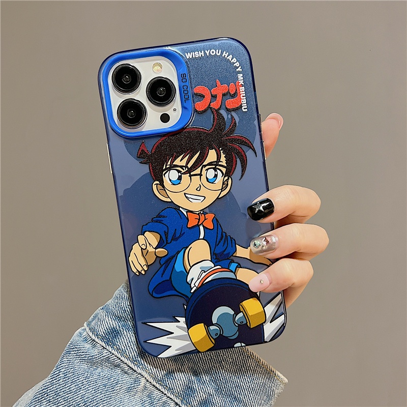 Ốp Điện Thoại Mềm In Hoạt Hình Thám Tử Conan Cho IPhone14 14Pro 14ProMax 13 13Pro 13ProMax 12 12PRO 12ProMax 11