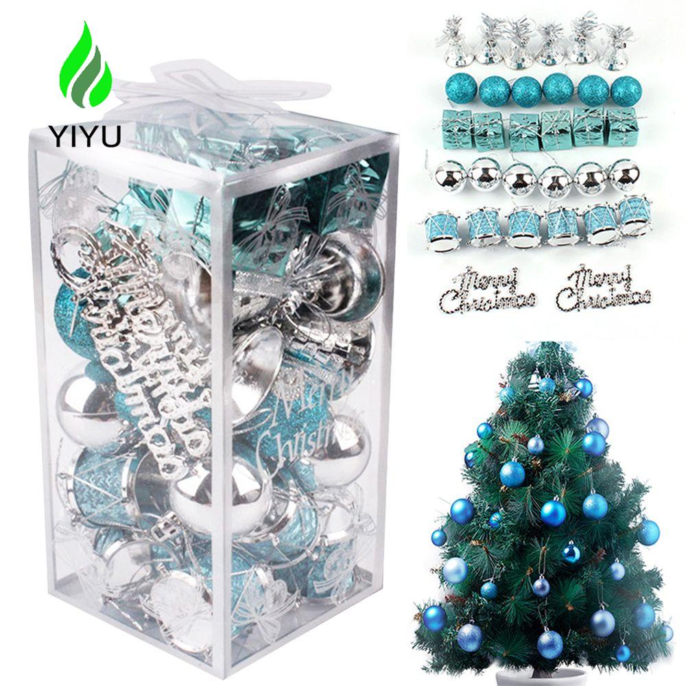 Bộ 32 Thẻ Trang Trí Cây Thông Giáng Sinh Kèm Hộp Đựng