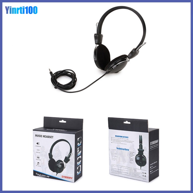 Tai Nghe Chụp Tai Jack 3.5mm Có Thể Gấp Gọn Sy808 Chuyên Dụng Chơi Game Điện Thoại / Máy Tính Bảng