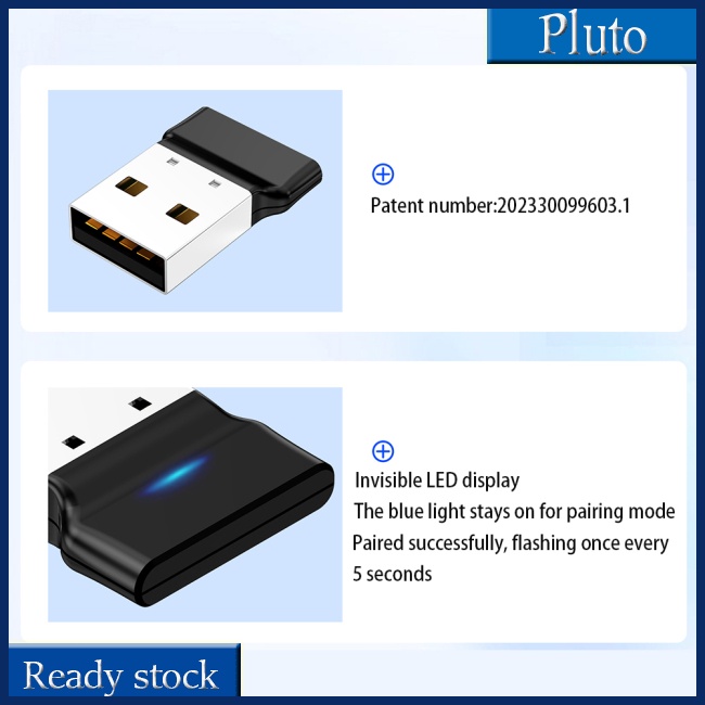 Usb Nhận Tín Hiệu Bluetooth 5.3 Cho Máy Tính