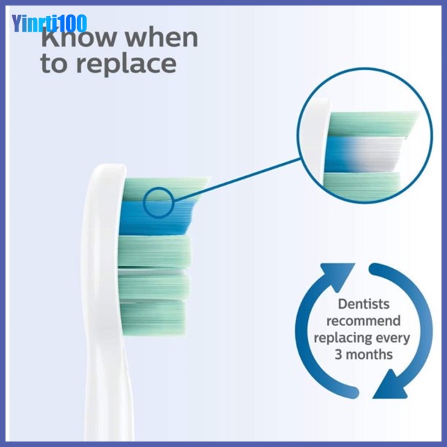 Set 4 Đầu Thay Thế Cho Bàn Chải Điện Philips Sonicare C2 Hx9023 / 65 C2