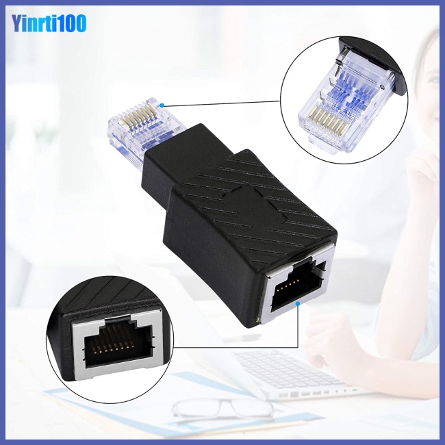 Đầu Chuyển Đổi Rj45 Cat5 / 6 Ethernet Lan Chất Lượng Cao