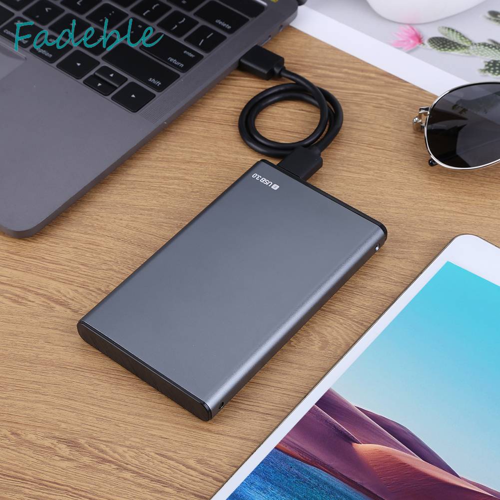 Ổ Cứng Ngoài HDD 2.5 Inch Bằng Hợp Kim Nhôm Cho PC / Desktop / Laptop