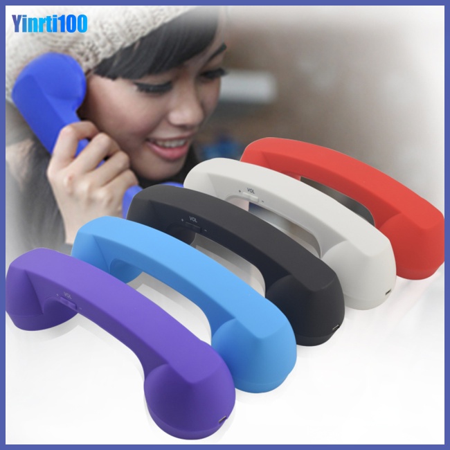 Micro Không Dây Kết Nối Bluetooth Chống Bức Xạ Phong Cách Retro Cho Điện Thoại