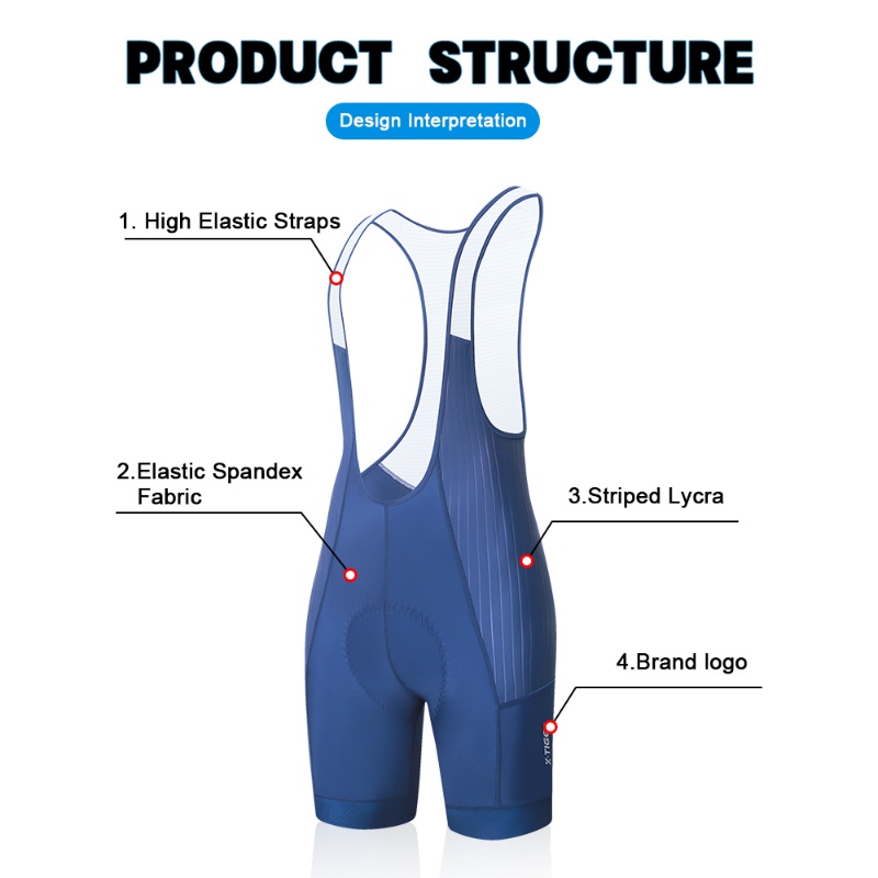 X-tiger Quần Short Đi Xe Đạp Leo Núi Có Đệm Xốp Siêu Co Giãn Chống Sốc Cho Nam