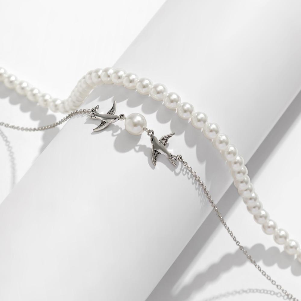 Dây Chuyền Hai Lớp Mặt Thánh Giá 26Eddie Ngọt Ngào Thời Trang Cho Nữ