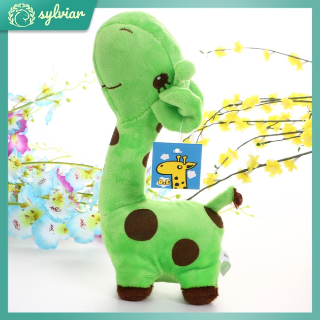 Hươu Cao Cổ Nhồi Bông Mềm Mại Kích Thước 18cm / 28cm