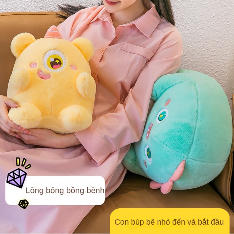 Thú Nhồi Bông Hình Quái Vật Mắt To Dễ Thương