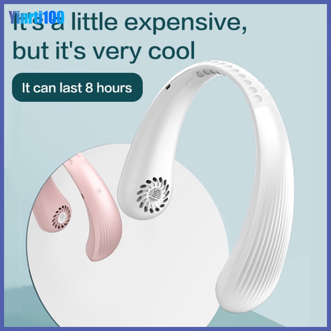 Quạt Đeo Cổ Không Cánh Yinrti T36 3 Tốc Độ Tùy Chỉnh Kèm Sạc Usb Tiện Dụng Mang Theo Du Lịch