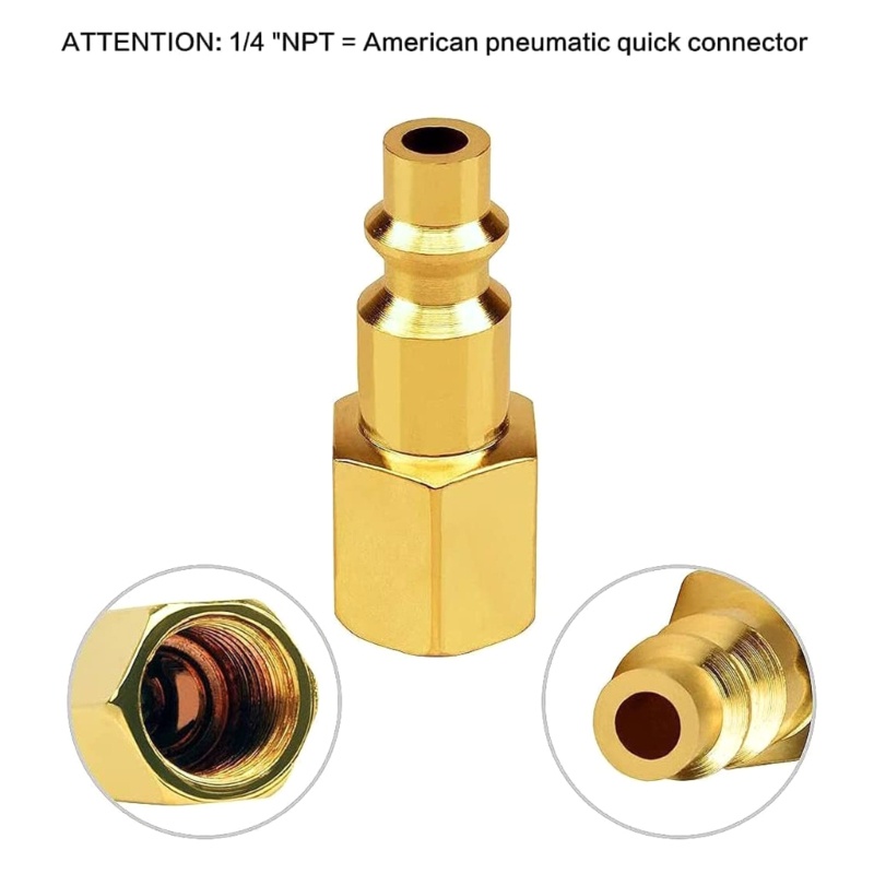 Đầu Nối Dây Dẫn Khí Công Nghiệp 1 4 NPT Chất Lượng Cao