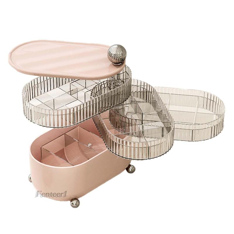 [Fenteer1] Giá Đỡ Mỹ Phẩm Để Bàn Phòng Ngủ / Phòng Tắm Sức Chứa Lớn