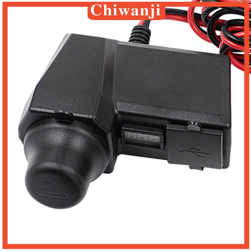 Bộ Chuyển Đổi Nguồn Điện Sạc USB Gắn Tay Lái Hoặc Gương Chiếu Hậu Cho Xe Máy