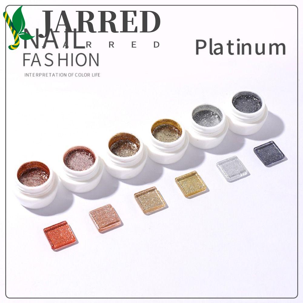 Phụ Kiện Làm Móng Tay Màu Sáng Mật Độ Cao|Keo Dán Móng Bạch Kim Tuyến Lấp Lánh