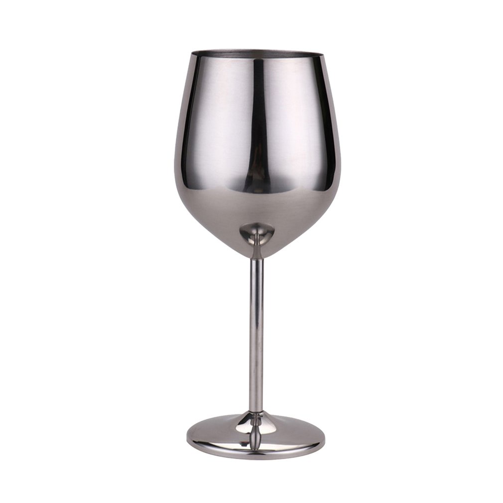 =Christmas=Stainless Steel Red Wine Glass Copper Plated Single Layer Goblet Kitchen Tools