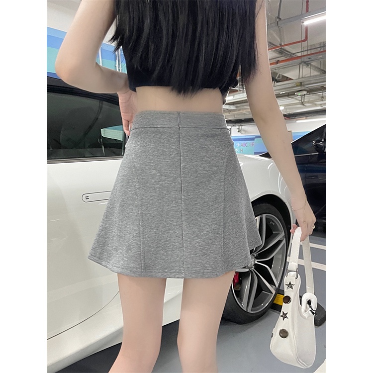 Chân Váy Chữ A Dáng Rộng Màu Trơn Thời Trang Mùa Hè Mới Cho Nữ