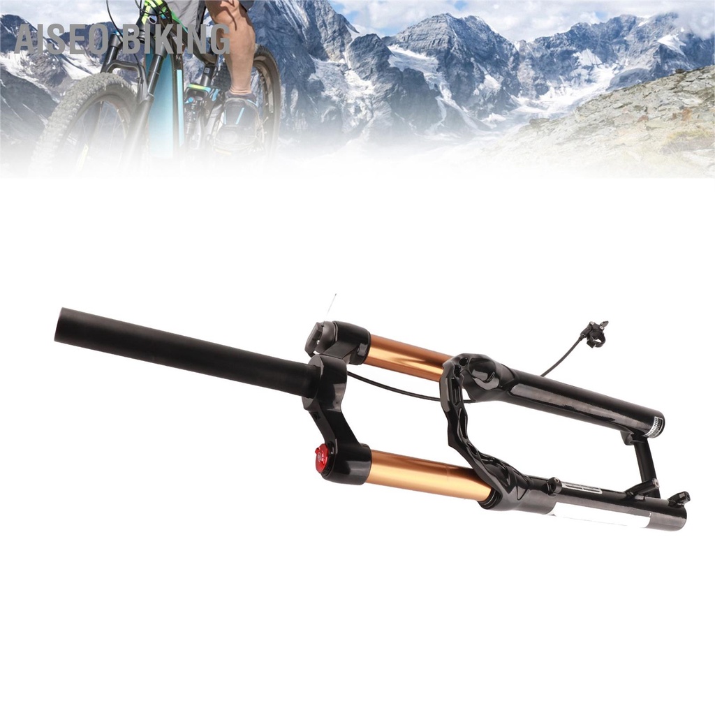 Aiseo Biking Phuộc trước xe đạp leo núi 24 inch Giảm xóc nhả nhanh Điều khiển dây điều phuộc treo