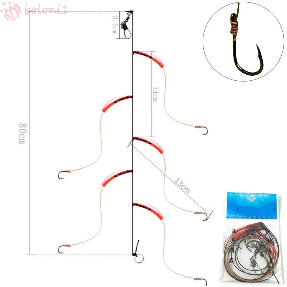 Set 5 Lưỡi Câu Cá Nhỏ Chuyên Dụng Chất Lượng Cao # -13 # Móc Câu Cá Xoay Được