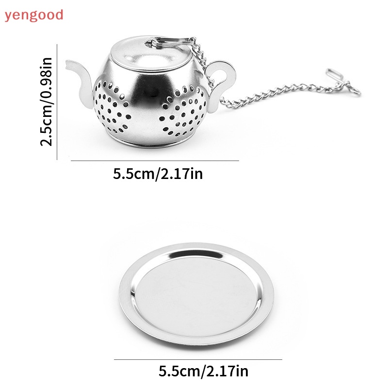 Dụng Cụ Lọc Trà Hình Ấm Trà Bằng Thép Không Gỉ