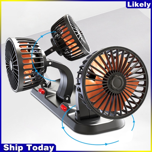 Quạt Làm Mát 3 Đầu F4310 Usb / 12v / 24v 2 Chế Độ Yên Tĩnh Dễ Điều Chỉnh Cho Nhà Ở / Văn Phòng