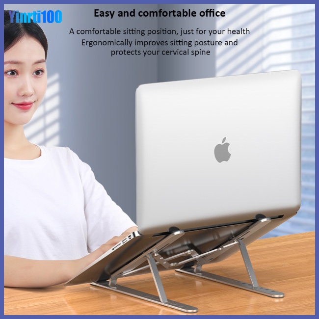 Giá Đỡ Laptop Nhiều Góc Bằng Kim Loại Có Thể Điều Chỉnh Chiều Cao