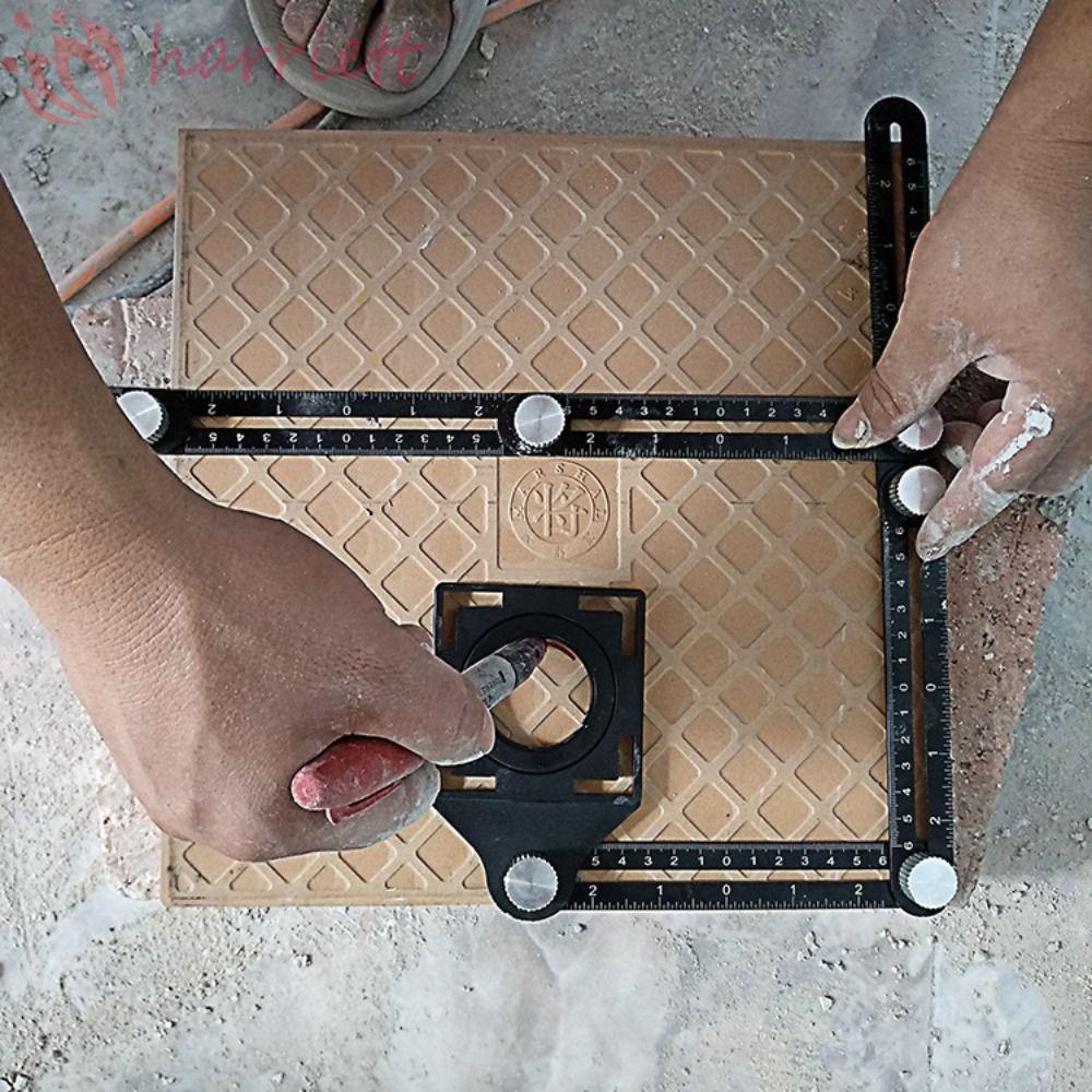 Thước Đo Góc Đa Năng Bằng Hợp Kim Nhôm Chuyên Dụng Cho Xây Dựng / Chế Biến Gỗ