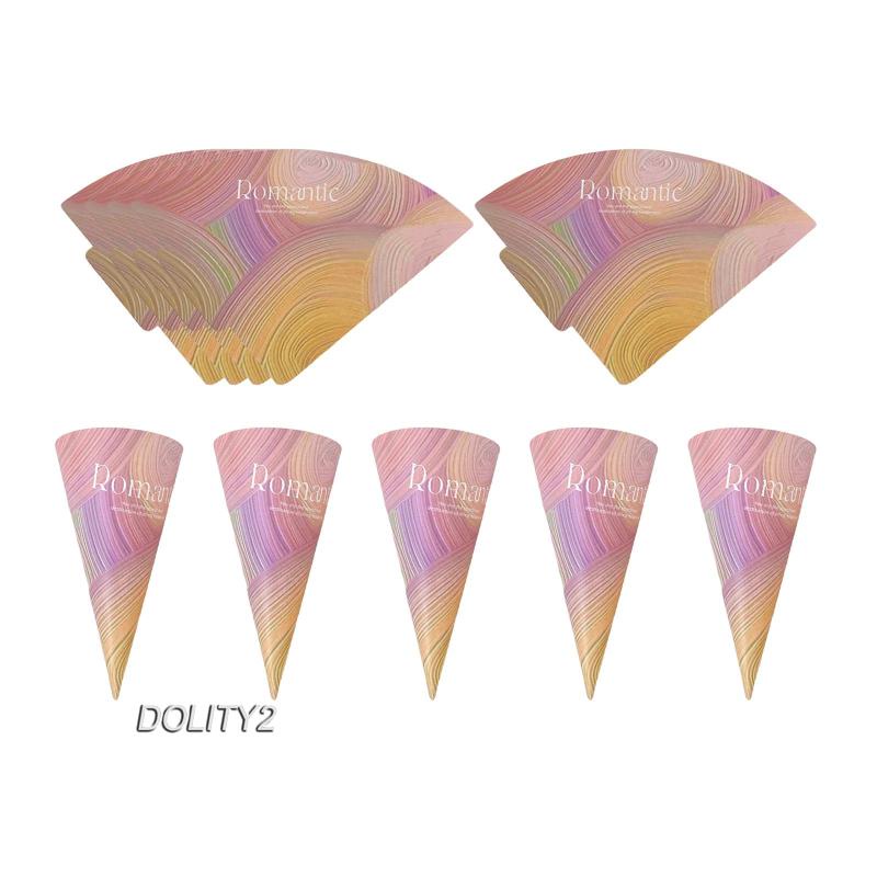 Set 2 / 10 Cánh Hoa Giấy Hình Nón Dùng Làm Quà Tặng DIY