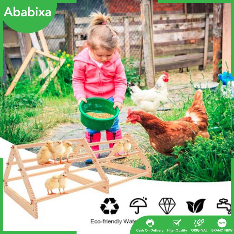 Giá Đỡ Đứng 3 Tầng Bằng Gỗ Cho Gà / Vẹt