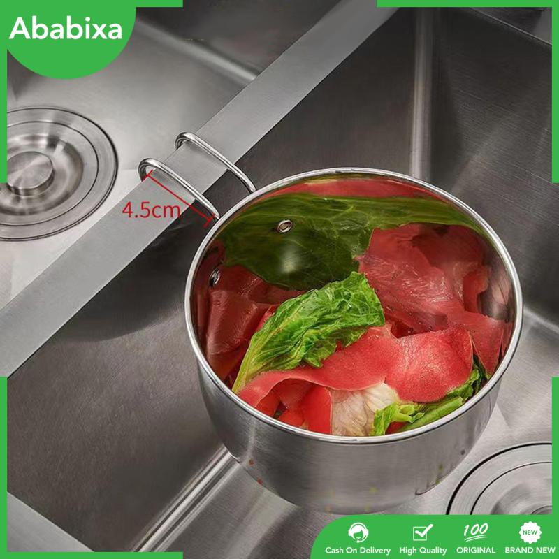 [Ababixa] Rổ Lọc Rác Bồn Rửa Trái Cây Treo Bồn Rửa Chén Bằng Thép Không Gỉ