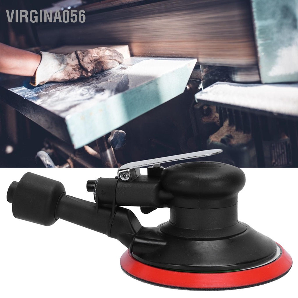 Virgina056 Máy mài khí nén đánh bóng đồ nội thất 6in Phụ kiện máy Air Sander