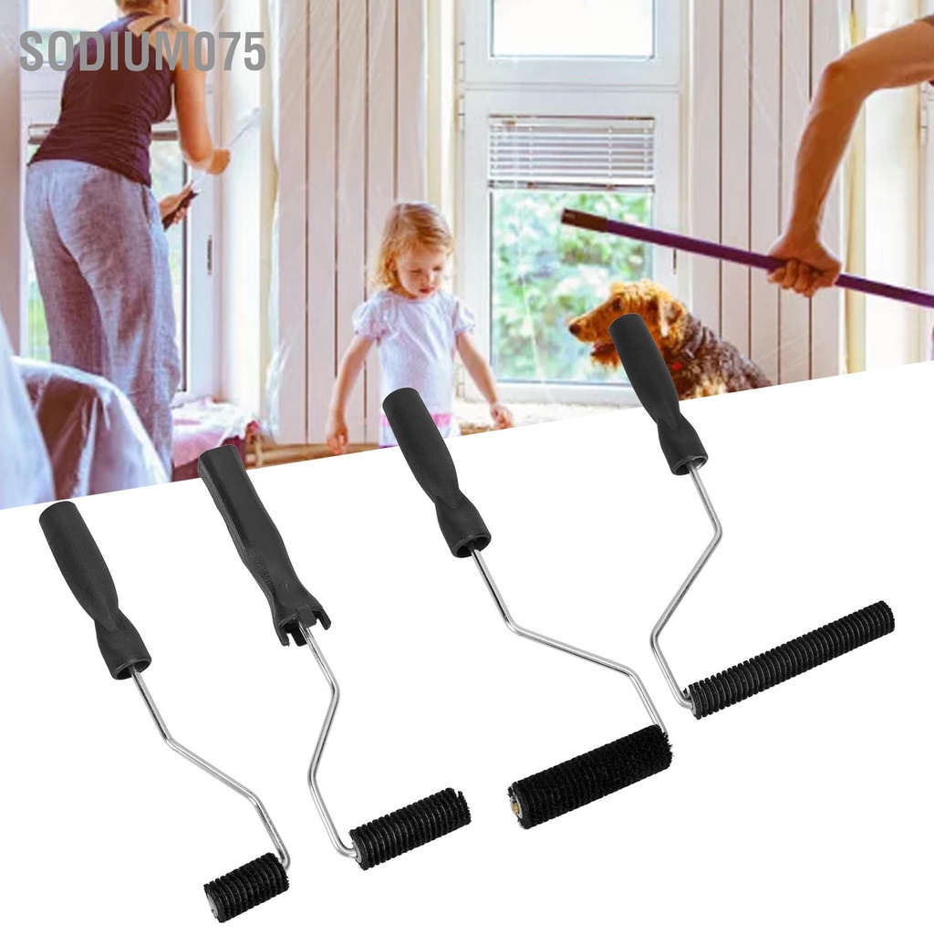 Sodium075 Con lăn sợi thủy tinh bồn tắm di động Công cụ lông nhựa cán bong bóng con cho cửa sổ Cửa