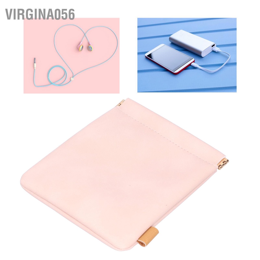 Virgina056 Túi Đựng Đồ Gia Dụng Chống Nước Đa Năng Cho Cáp Dữ Liệu Sạc Tai Nghe