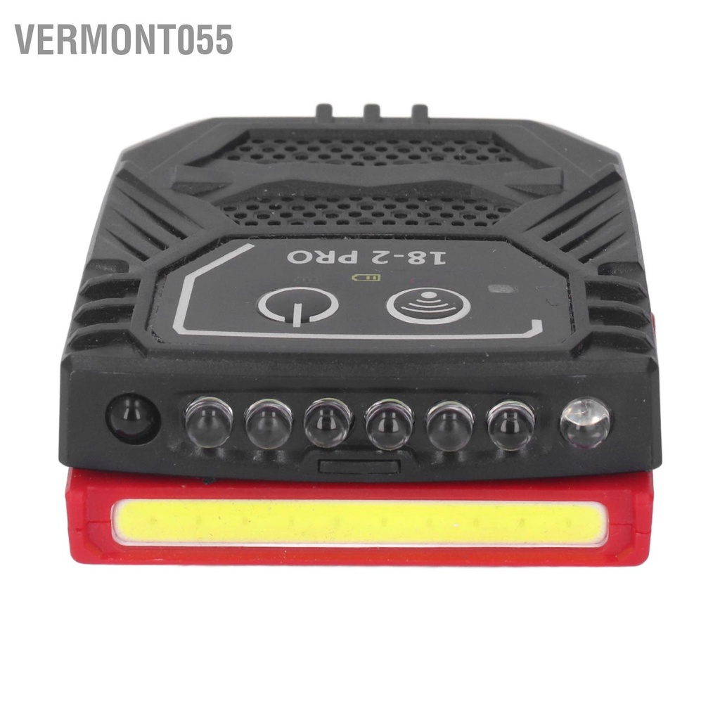 Vermont055 Đèn LED Đội Đầu Sạc Chống Nước Sáng Cảm Biến Chuyển Động Cắm Trại Đi Xe Đạp Chạy Câu Cá