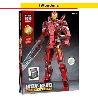 Đồ Chơi Lắp Ráp Iron Man MK50 Nano 2023