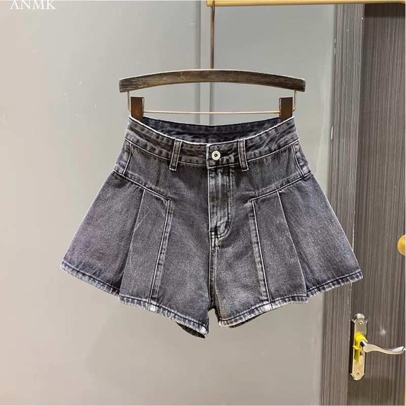 Quần Short đùi jean xèo giả váy Ly alohashop91