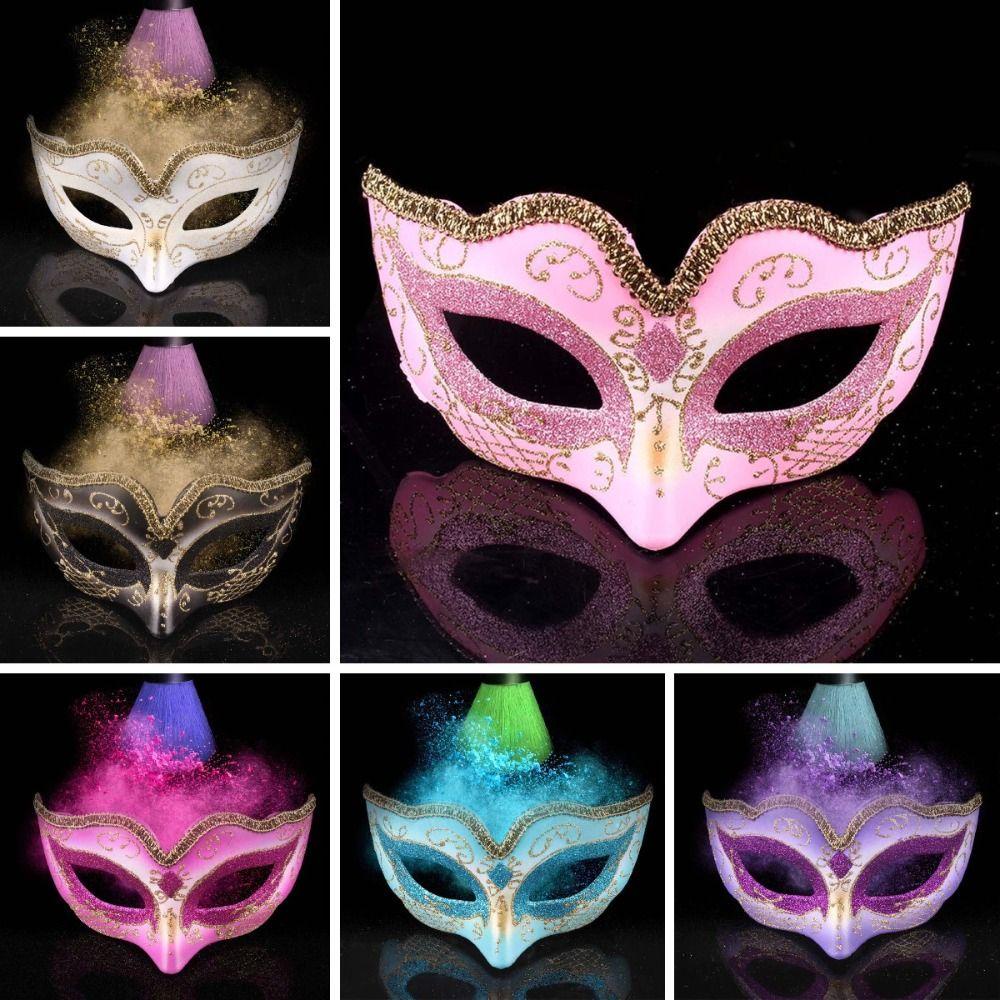 Mặt Nạ Hóa Trang Halloween AARON1 Bằng Nhựa Che Nửa Mặt