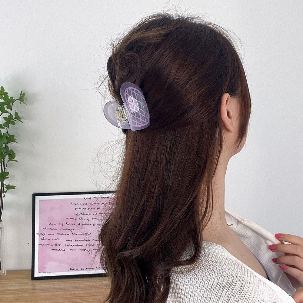 Kẹp Tóc Hình Trái Tim Phong Cách Hàn Quốc Ngọt Ngào Cho Nữ