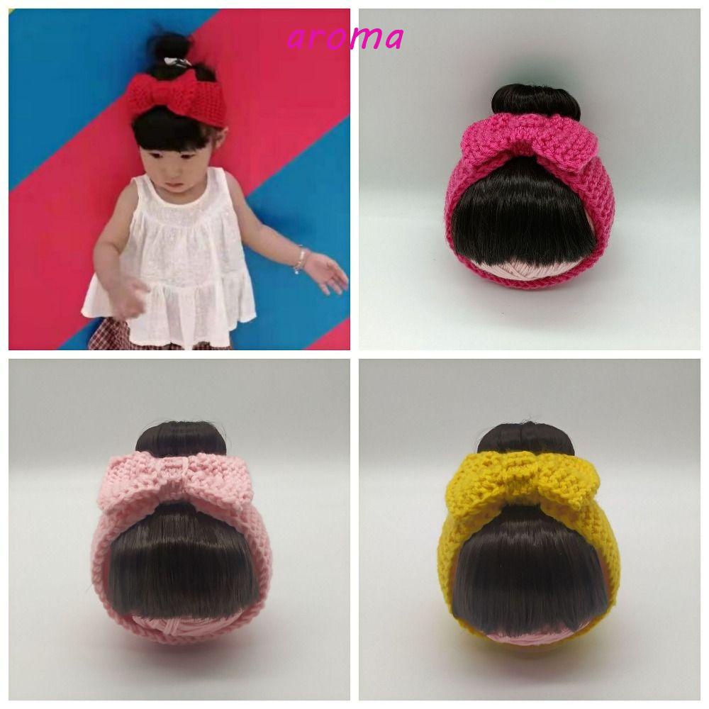 Tóc Giả Dệt Kim Đính Nơ Tua Rua Thời Trang Chất Lượng Cao Làm Phụ Kiện Chụp Ảnh Cho Bé Gái Sơ Sinh