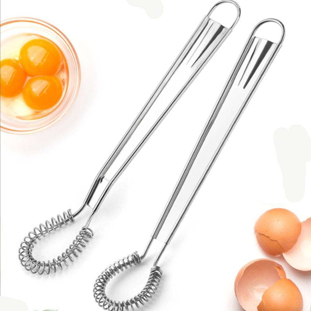 Dụng Cụ Đánh Trứng / Tạo Bọt Bằng Thép Không Gỉ Cầm Tay Tiện Lợi Dành
