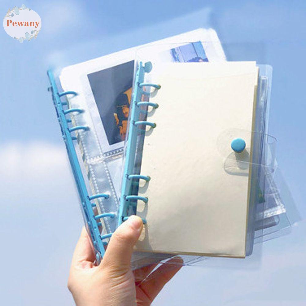 Vỏ Bọc Sổ Tay Nhật Ký Bằng PVC Mềm Chống Thấm Nước Màu Hồng / Xanh Dương