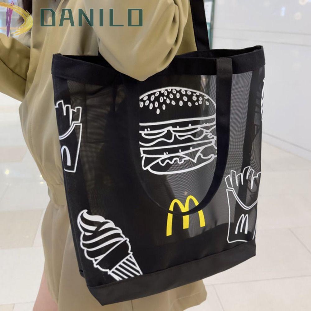 Túi Lưới Đựng Điện Thoại / Mỹ Phẩm Bằng Nylon Sức Chứa Lớn Tiện Dụng Cho Bé Gái