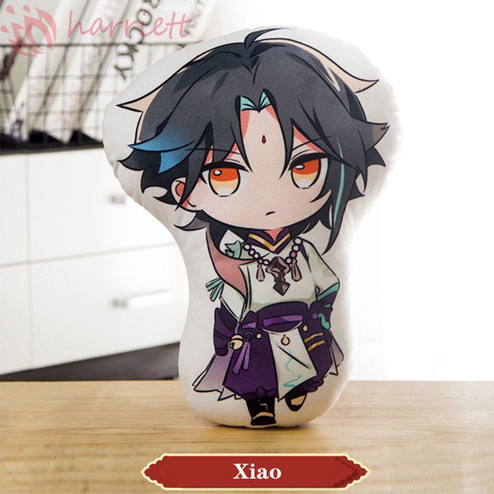 Harietta Móc Khóa Nhồi Bông Hình Anime Genshin Va Chạm Xiao Diluc Ragnvindr Dùng Làm Phụ Kiện Hóa Trang